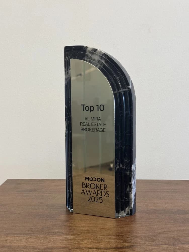 Top 10 Broker Award — Modon — 2025