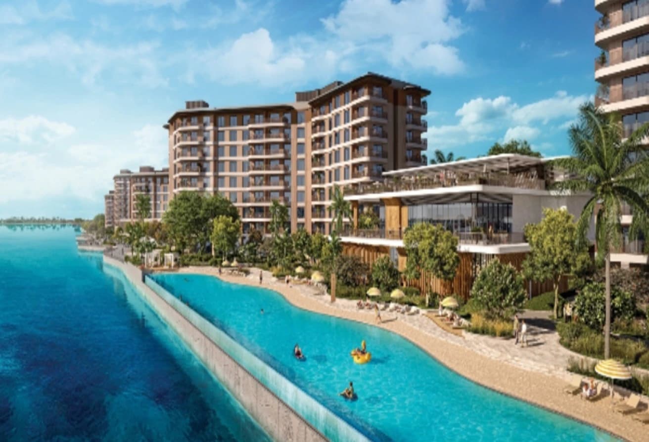 Canal and Pool View | Corner Unit | Lilac Bldg