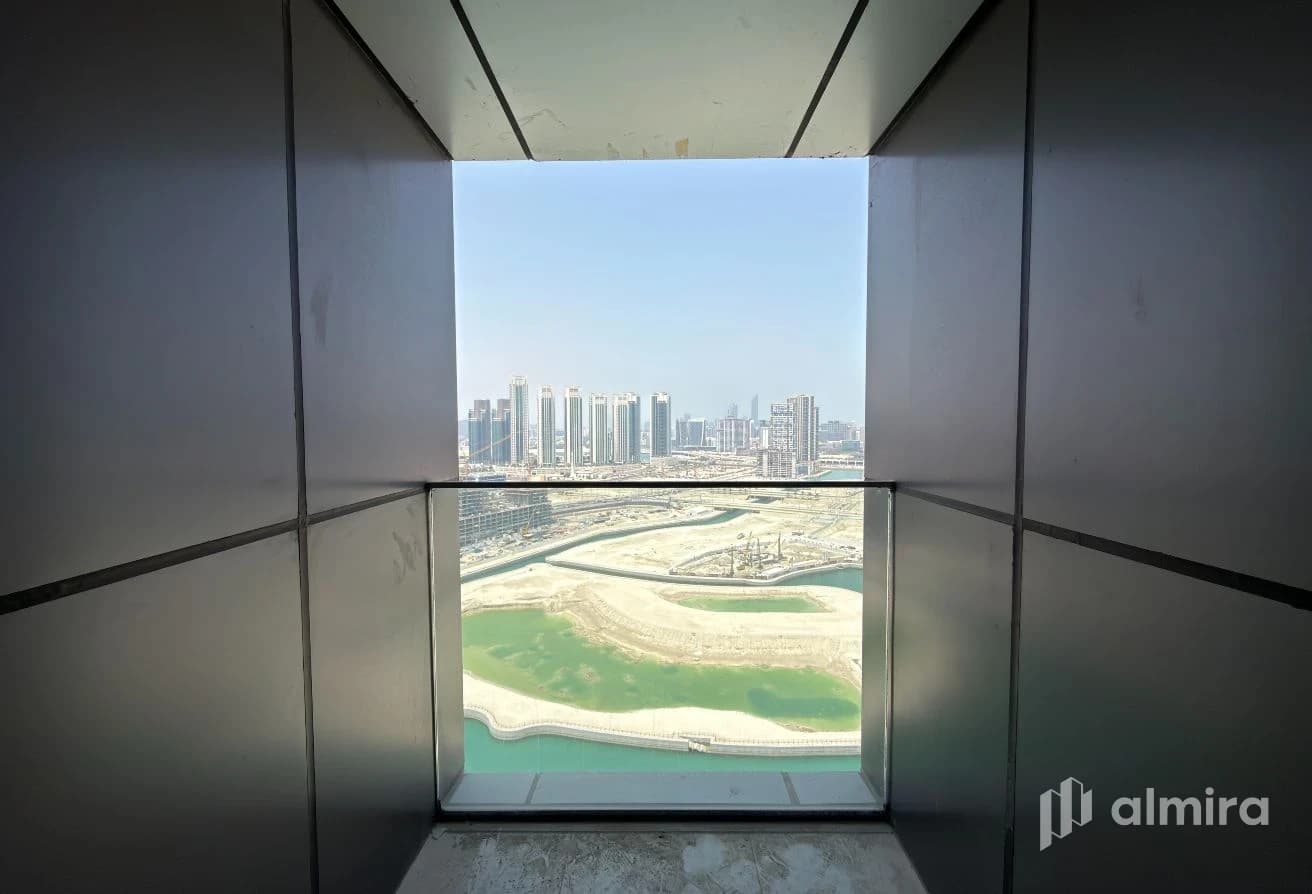 Full Canal View | High Floor | Vacant | Balcony