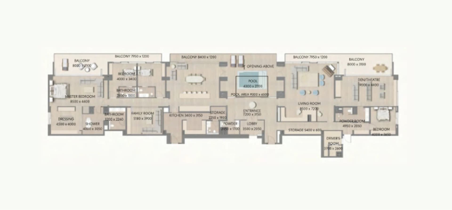 4 Bedroom Penthouse